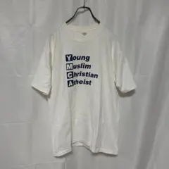 HOME GROWN YMCA プリント Tシャツ ホワイト M USA製