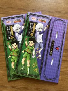 HUNTER×HUNTER 築地　銀だこ コラボ スリーブ 2枚セット