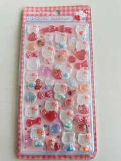 【新品・未使用】立体シール　ステッカー　ハローキティ　サンリオ
