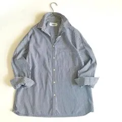 【極美品】スピックアンドスパン 24SS リネン ビッグハーフスリーブシャツF 極美品】スピックアンドスパン 24SS リネン ビッグハーフスリーブ