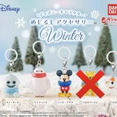 ディズニーキャラクター　めじるしアクセサリー　Winter