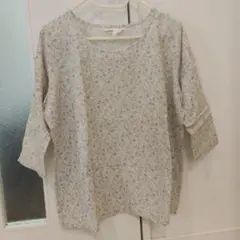 アトリエナルセatelier naruse 花柄刺繍 半袖ブラウス - メルカリ