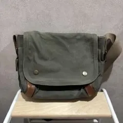 但馬帆布製品 ショルダーバッグ オリーブグリーン