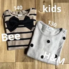 ボーダー・ドット　ロンT2枚セット