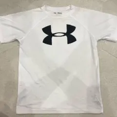 【used】アンダーアーマー ジュニアTシャツ 130 白
