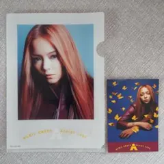 非売品 安室奈美恵 GENIUS 2000 クリアファイル カード ２点セット