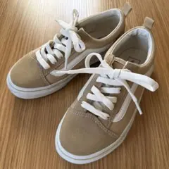 Vans ベージュ スニーカー　22㎝