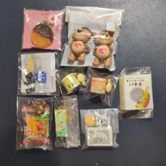 キーホルダー　ミニチュアチャーム　まとめ売り