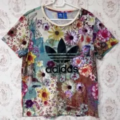 adidas originals アディダスオリジナルス　花柄 半袖Tシャツ