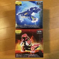 ゲンシカイオーガとゲンシグラードン フィギュアセット　モンコレ　新品