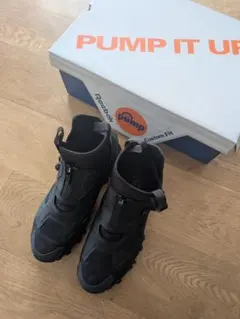 美品 2025ver INSTAPUMP FURY MID Black 25cm