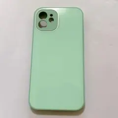 iPhone12 ケース 6.1 エメラルドグリーン　ワイヤレス充電対応