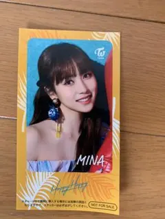 TWICE ICカードステッカー ミナ　 HAPPYHAPPY