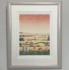 渡辺美香子 恋する季節 額装 美術品 インテリア 風景 絵画 版画 額縁 アートのサムネイル