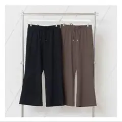 しまむら Hinastyle フレアパンツ 3L ブラウン