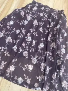 花柄タイトスカート フリーサイズ ふ