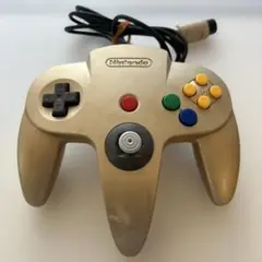 Nintendo N64 コントローラー ゴールド 動作確認済み
