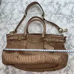 COACH ベージュバック