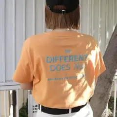 Ungrid カラーエンブロイダリーTee オレンジのサムネイル
