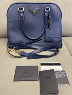 PRADA ショルダー付ハンドバッグ