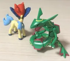 ポケモン モンコレ レックウザ グラードン カイオーガ ミニフィギュア3