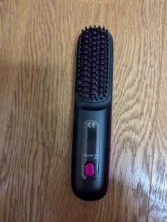 브러쉬 헤어 아이언 본체 블랙 핑크
