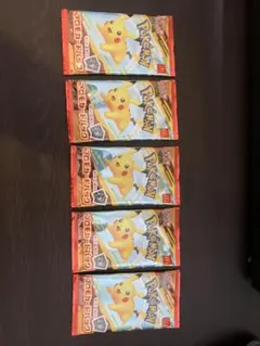 未開封★ポケモンカードMEGA★マクドナルドハッピーセット★プロモカード5パック