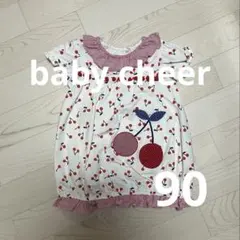 baby cheer さくらんぼ柄チュニックワンピース　90のサムネイル