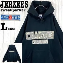 人気 ジャージーズ☆スウェットパーカー カレッジロゴ 迷彩柄 両面プリント