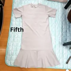 fifth フィフス　半袖 ロングワンピース グレー　Mのサムネイル