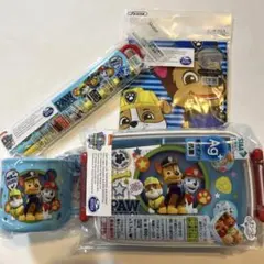【4点セット♪】パウパトロール お弁当箱  スライド式お箸  プラコップ