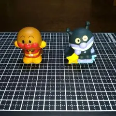 アンパンマン フィギュア ばいきんまん レア バスボム レトロ セット