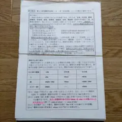 竹岡先生　授業プリント　4日分 竹岡先生 授業プリント 4日分