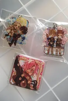 地縛少年花子くん アクリルキーホルダー 缶バッジ 3点セット