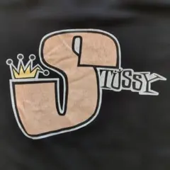 Stussy ステューシー クラウンロゴ Tシャツ ブラック