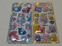 キラキラ ウォーターインシール 2枚