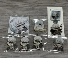 Dr.stone ドクターストーン 氷月 アクリルキーホルダー 缶バッジ 氷河