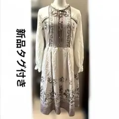axes femmeローズブーケ花柄ワンピース新品タグ付き