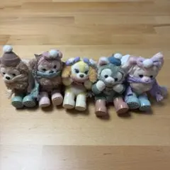 ダンシングスノーフレークスぬいぐるみチャーム ディズニーシー 5体セット
