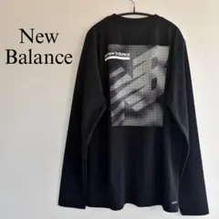 ニューバランス 長袖 DRY Tシャツ ロンT バックプリント　ワンポイントNBのサムネイル