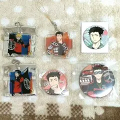 ワートリ 生駒隊 生駒達人 南沢海 アクリルキーホルダー 缶バッジ 6点セット