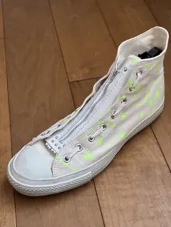 NEWジッパーユニット31 コンバースオールスター用　白シボ革