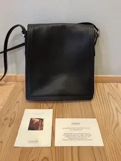 COACH オールドコーチ 斜め掛けショルダーバッグ ブラック