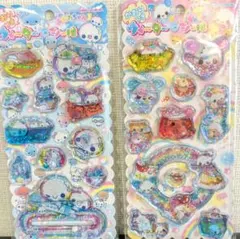 『正規品』ウォーターインシール（かおりつき） あわわちゃん　キラうさツインズ