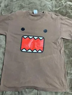 オリジナル 00s y2k どーもくん Domo-kun Tシャツ ブラウン L - メルカリ