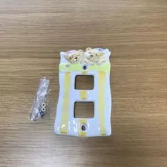 再値下げ [未使用品] セトクラフト　スイッチプレート　陶器製　おやすみクマさん