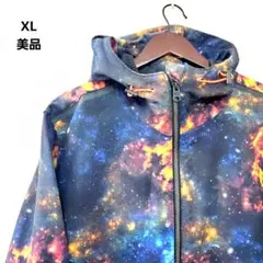 ワークマン findout 耐久撥水ウォームジャケット スペース 宇宙柄