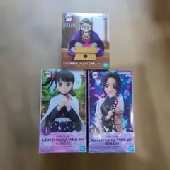 鬼滅の刃 フィギュア 栗花落カナヲ 胡蝶しのぶ 童磨 3点セット