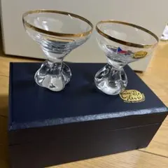 箱付き！　ボヘミアングラス　ワイングラス