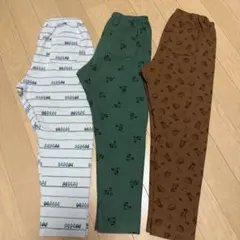 UNIQLO 10分丈レギンス3枚セット 120㎝